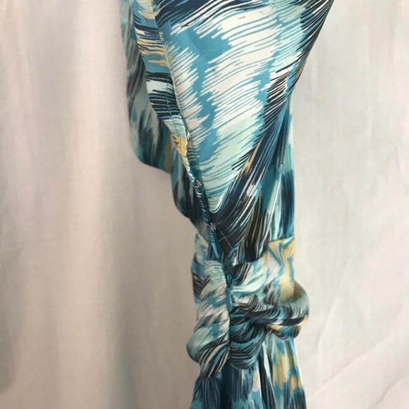 BCBG Mini Dress Teal Blue EUC Size 2 - Picture 7 of 12